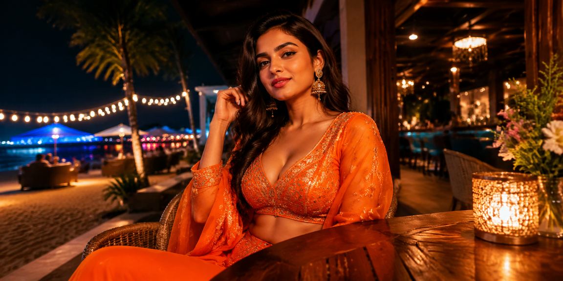 Enjoy betting at the scenic Indian beach, with sun and waves